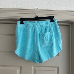 Victoria’s Secret Blue Terry Cloth Shorts